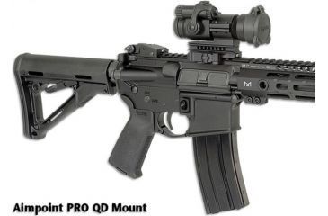 Image of Midwest Industries Aimpoint Pro-Comp M4 QD Mount, Black, MI-QDAPM