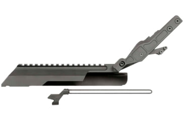Image of Midwest Industries AK Alpha Series Railed Top Cover, Black, MI-AK-ALPHA-RTC