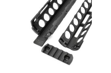 Image of Midwest Industries AR-15/M16 M-Series Two Piece Drop-In M-LOK Handguard, 9 in, Mid-Length, Black, MI-18M