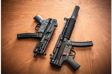 Image of Midwest Industries Gen 2 Top Heckler &amp; Koch MP5K Rifle Rail Mount, Black, MI-MP5KTR-G2