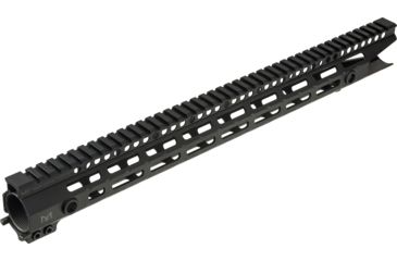 Image of Midwest Industries One Piece Free Floating AR Rifles Extended 17.5 Inch Rail, M-LOK Compatible, Black, MWMI-G3M17XR