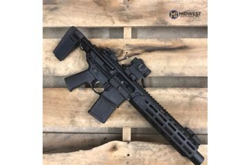 Image of Midwest Industries SIG Rattler M-Lok Suppresser Compatible Handguard, Black, 10in MI-SIGRSP-10