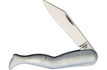 Image of Mikov Leg Folding Knife, 2in SS Clip Blade, Silver Aluminum Handle, Leg Shaped Handle, V1804764