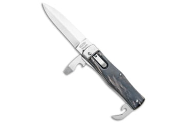 Image of Mikov Mikov 241 Predator Multi-Tool Automatic Knife Buffalo Horn 3.75" Polish, Black/Brown, 420, adult, BHQ-109094
