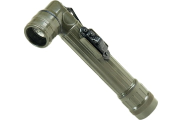 Image of MIL-TEC Medium Anglehead LED Flashlight, 2C, White, OD Green, Medium, 15143101
