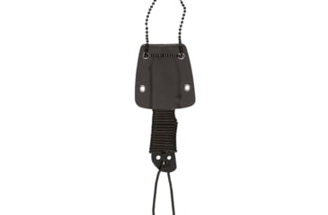 Image of MIL-TEC Paracord Neck Knife W/Chain, 4in, Black, 15398400