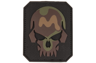 Image of MIL-TEC PVC 3D Skull Patch, Camo, 3.1 x 2.6 in, 16832120