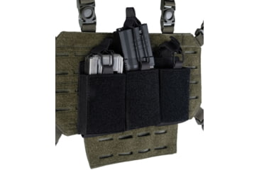 Image of MIL-TEC Triple Mag Pouch W/Hook &amp; Loop, Black, 13496302