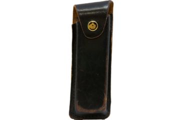 Image of Military Surplus German Leather P5 Magazine Pouch Used, Black, 91360750