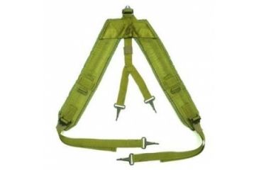 Image of Military Surplus Gi Y-Suspenders Used Od, OD Green, Adjustable, MA137U