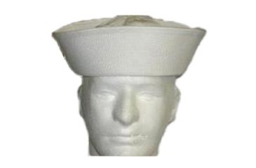 Image of Military Surplus Usn Sailor Hat, White, 8, H46118