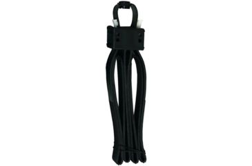 Image of Milspec Plastics Cobra Cuffs, Black, Pack of 6, NSN 8465-01-676-2327, MS24D-250-6-BK