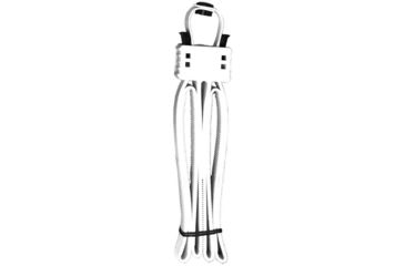 Image of Milspec Plastics Cobra Cuffs, White, Case of 100 pcs, MS24D-250-W