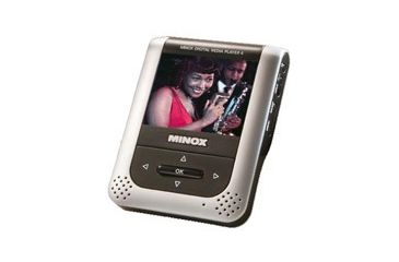 Image of Minox DMP-4 Media Player with Built-in 2 GB Flash Memory, MP3/Movie Player&amp; JPEG Viewer w/ 2.5'' LCD Display 61606