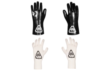 Image of MIRA Safety HAZ-Gloves for CBRN Protection, Black, Large, HAZ-GLOVES-L