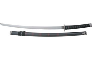 Image of Miscellaneous Katana Black/Burgundy,25.75in,Sharpened Steel Blade,Black Composition Handle M3104