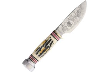 Image of Miscellaneous Legacy Knife Fixed Blade Knife, 3.75in, Stainless Steel, Standard Edge, Mirror Polish, Bone Handle HX1721