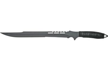 Image of Miscellaneous Short Sword Black,17.5in,Partially Serrated Blade M3300