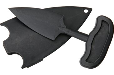 Image of Miscellaneous Sticker T-Handle Push Dagger Fixed Blade Knife, 2.5in, Fingergrooved Handle M4262
