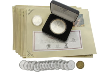 Image of Miscellaneous Wildlife Coin Assortment 50pc, 50 Pieces, Individual Coins And Coins Mounted To Cards, WILDLIFE COIN