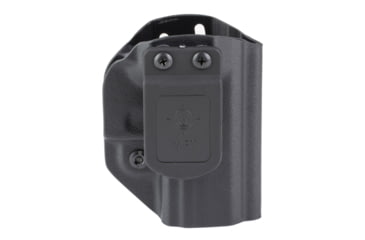 Image of Mission First Tactical AIWB/OWB Series, Appendix/Inside/Outside Waistband Holster, Fits Canik METE MC9, Boltaron, Black, Ambidextrous, Includes 1" Belt Clip, HCKMC9AIWBA-BL