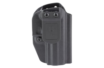 Image of Mission First Tactical AIWB/OWB Series, Appendix/Inside/Outside Waistband Holster, Fits Canik TP9SF/SF Elite, Boltaron, Black, Ambidextrous, Includes 1" Belt Clip, HCKTP9AIWBA-BL