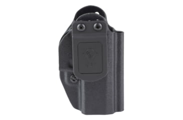 Image of Mission First Tactical AIWB/OWB Series, Appendix/Inside/Outside Waistband Holster, Fits P365 X-Macro with Icarus Air, Boltaron, Black, Ambidextrous, Includes 1" Belt Clip, HICAMAIWBA-BL