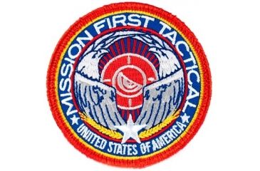 Image of Mission First Tactical Eagle Patch, Red, White, and Blue LSMFTEP-RWB