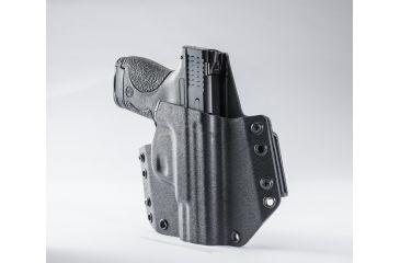 Image of Mission First Tactical OWB Holster, Black, Smith &amp; Wesson M&amp;P Shield 9mm/40 Cal, HSWSHSOWB-BL
