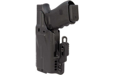 Image of Mission First Tactical Pro Kydex IWB Light Holster, Glock 19 w/ Streamlight TLR 1, Ambidextrous, Black, H5-GL-1-WL-1