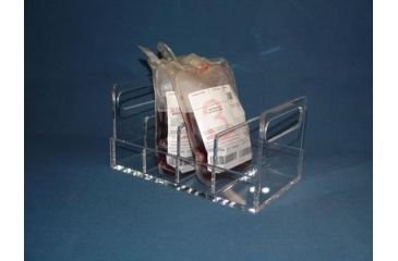 Image of Mitchell Plastics Blood Bag Rack Acrylic 4 Bags BB-1100-4, Unit EA