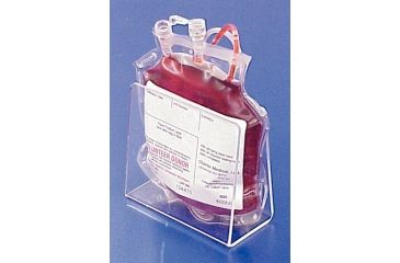 Image of Mitchell Plastics Holder Bloodbag Acrylc Neon Rd SBBHR-1, Unit EA