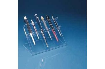 Image of Mitchell Plastics Multipurpose Pipettor Stands, Mitchell Plastics PH-3000 3-Place Pipettor Stands