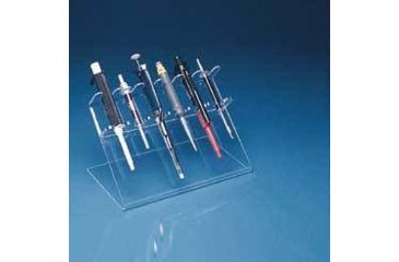 Image of Mitchell Plastics Multipurpose Pipettor Stands, Each, Mitchell Plastics 6-Place Pipettor Stands, PH-6000G