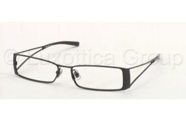 Image of Miu Miu Eyeglasses with No Line Progressive Rx Prescription Lenses MU50CV 7AX1O1-5416 - Gloss Black 