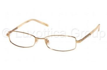 Image of Miu Miu MU59EV Bifocal Eyeglasses - Shiny Brass Demo Lens Frame / 50 mm Prescription Lenses, 7OE1O1-5016