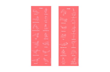 Image of Miyoga Mat, Coral, 24in W X 72in L, MYM1
