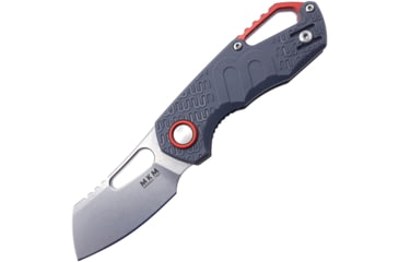 Image of MKM Isonzo Linerlock Gray Folding Knife, 2 stonewash finish Bohler N690 stainless blade, Gray FRN handle, MK FX03-2PGY