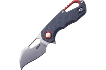 Image of MKM Isonzo Linerlock Gray Folding Knife, 2 stonewash finish Bohler N690 stainless hawkbill, Gray FRN handle, MK FX03-1PGY