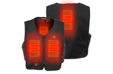 Image of Mobile Warming 7.4V Heated Smart Thawdaddy Vest - Mens, Black, Extra Large, MWUV11010621