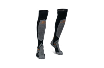 Image of Mobile Warming Pro Compression Heated Socks, Black, Large, MWUS12220421