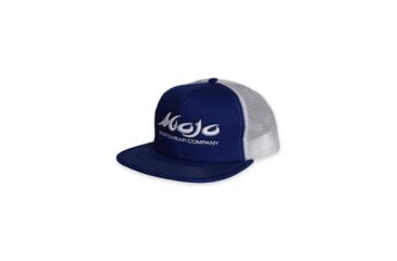 Image of Mojo Sportswear Company Flatbill Trucker Hat - Mens, Mojo Blue, One Size Mojo Blue - One - Flatbill Trucker