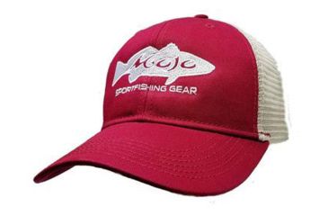Image of Mojo Sportswear Company Redfish Cap - Mens, RED/IVORY, One Size, RED/IVORY - ONE- MJSRC