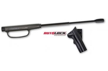 Image of Monadnock 9756 LH Autolock Defender Baton Kit w/ 22in Baton and Holder, Black Chrome, Defender Guard and Power Safety Tip 1155841