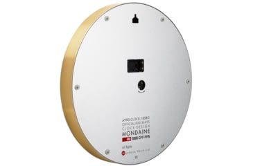 Image of Mondaine Wall Clock, Golden, 25cm, A990.CLOCK.18SBG