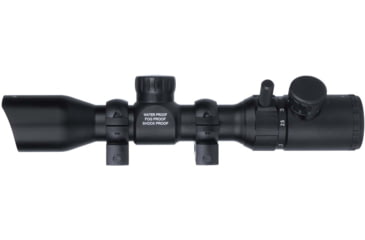 Image of Monstrum 2-7x32 Rifle Scope with Illuminated Range Finder Reticle, Black, S2732-R-RG