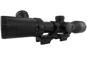 Image of Monstrum 3-12x42 AO Rifle Scope with Illuminated Mil-Dot Reticle and Offset Reversible Scope Rings, Black, S31242-R-RGAO-V2