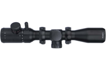 Image of Monstrum 3-9x32 Rifle Scope with Rangefinder Reticle and High Profile Scope Rings, Black, S3932-R-N