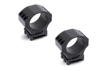Image of Monstrum 30mm Precision Picatinny V2 Scope Rings 1 in, Black, 1 in, SR-3X-P100