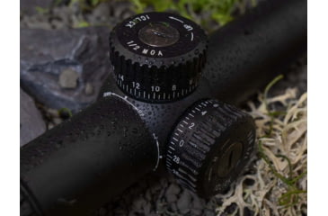 Image of Monstrum Alpha Series 1-4x24 First Focal Plane FFP Rifle Scope with MOA Reticle, Black, GA1424-BLK
